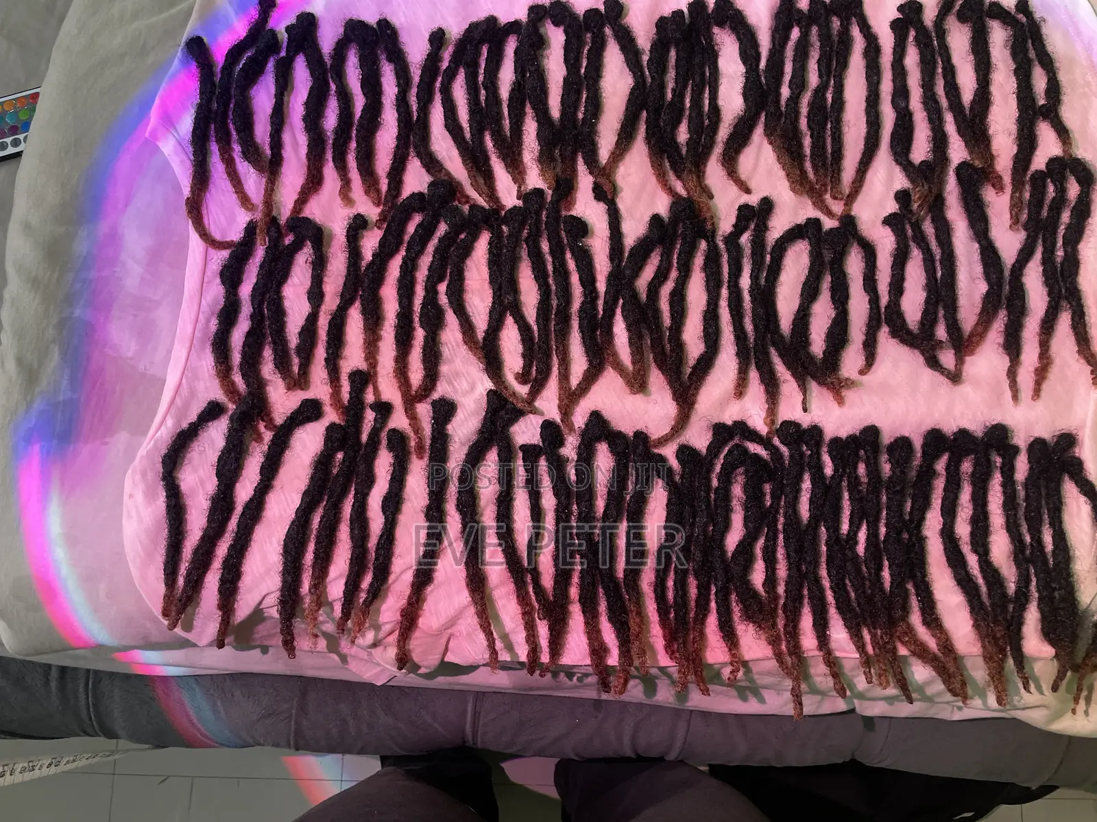 Premium 4c Dreadlocks With Highlighted Brown Tips - Ready To Install