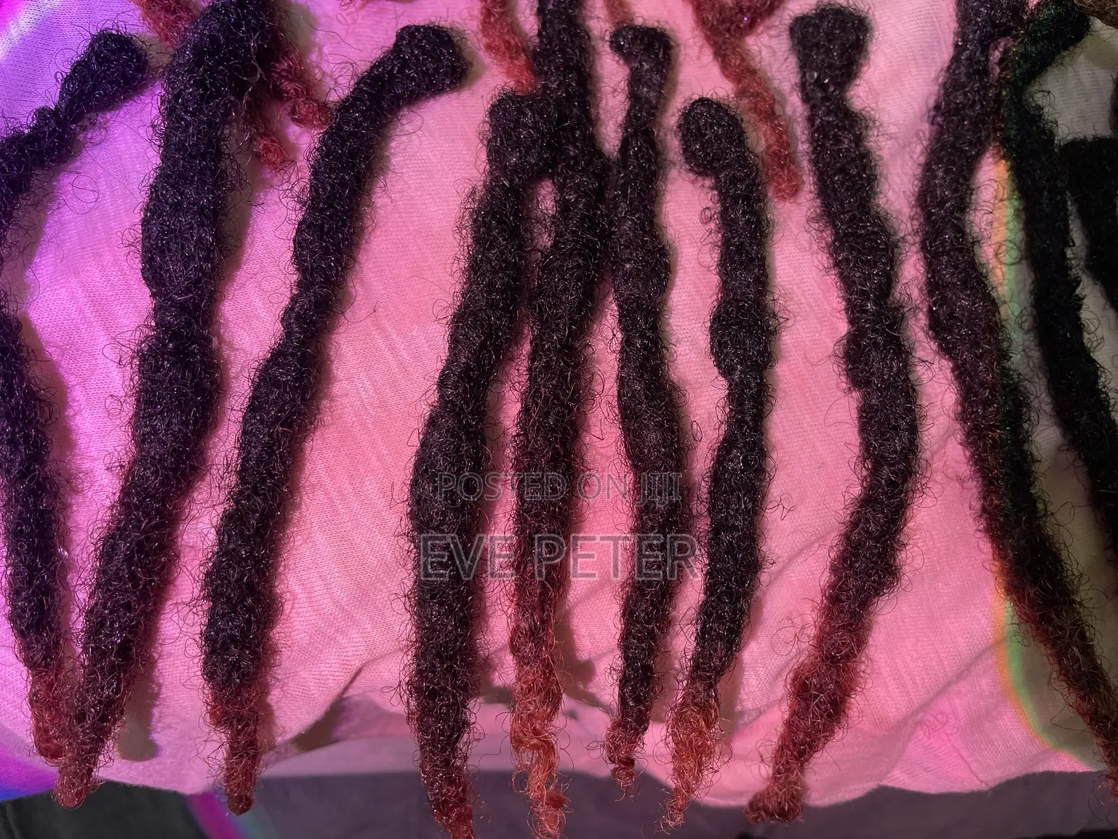 Premium 4c Dreadlocks With Highlighted Brown Tips - Ready To Install