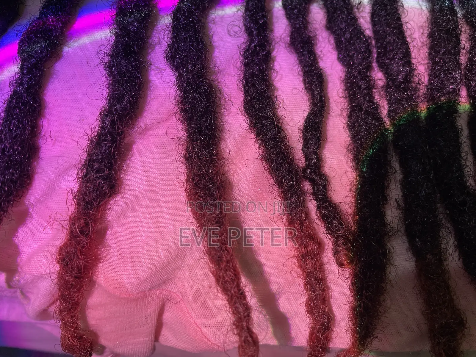 Premium 4c Dreadlocks With Highlighted Brown Tips - Ready To Install