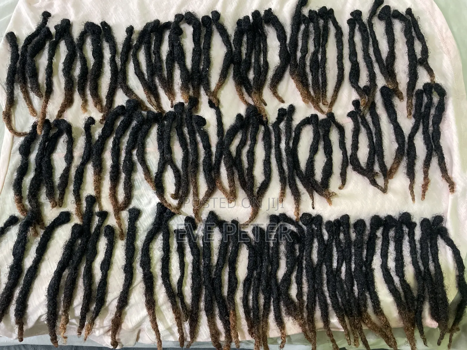 Premium 4c Dreadlocks With Highlighted Brown Tips - Ready To Install
