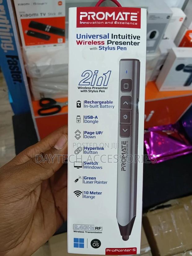 Promate Universal Intuitive Wireless Presenter With Stylus Pen - thumbnail 3