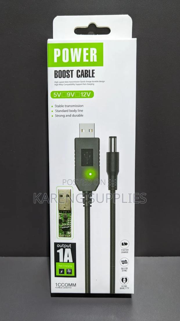 Usb to Dc 5v-12v Power Boost Cable