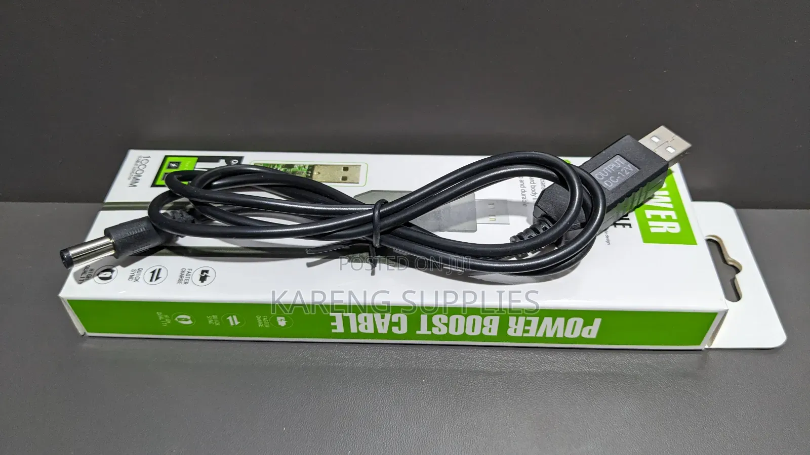 Usb to Dc 5v-12v Power Boost Cable