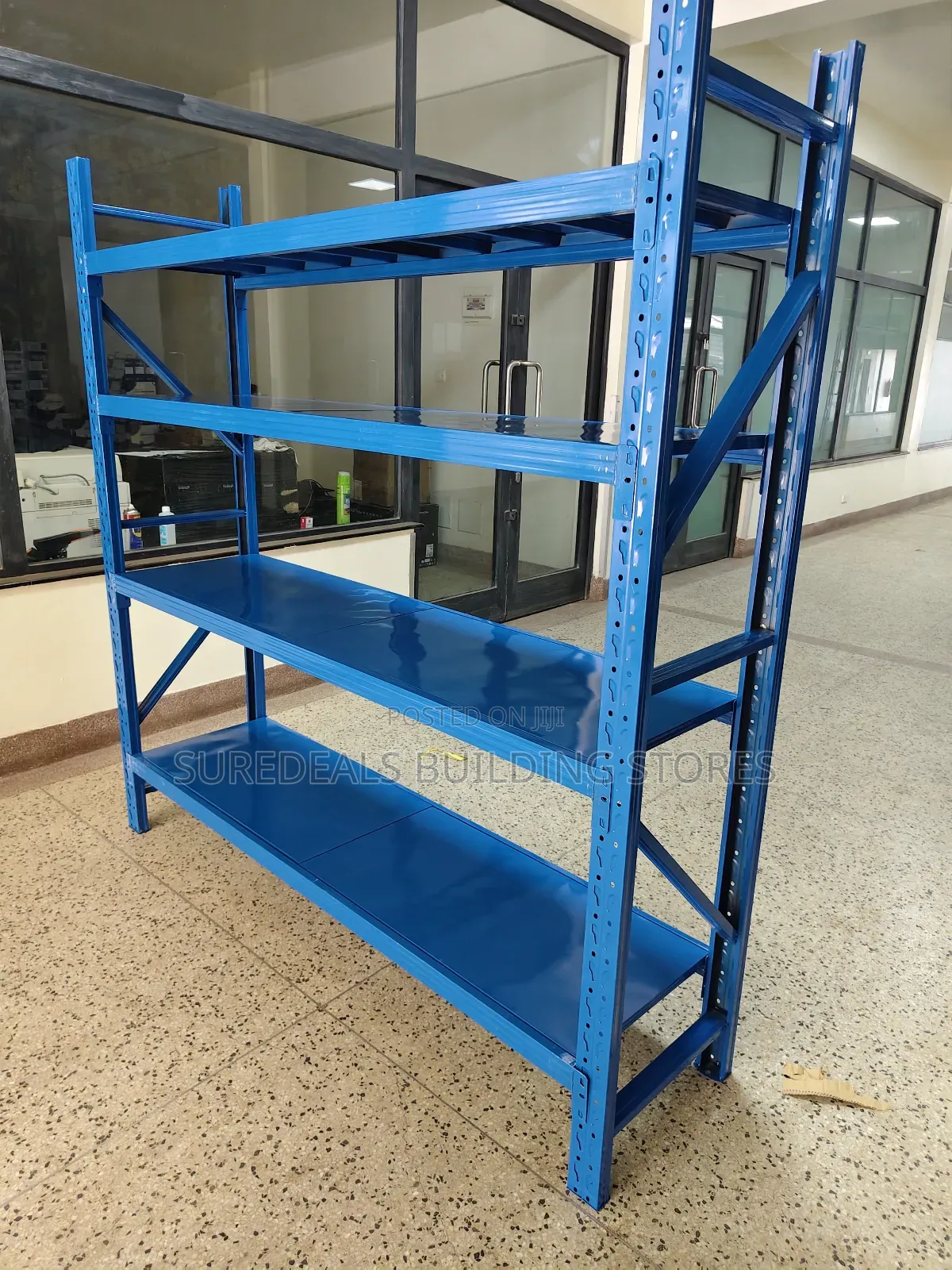Blue Steel Adjustable  Industrial Storage Rack