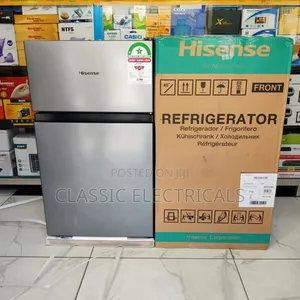 *Hisense 91litres Double Door Fridge