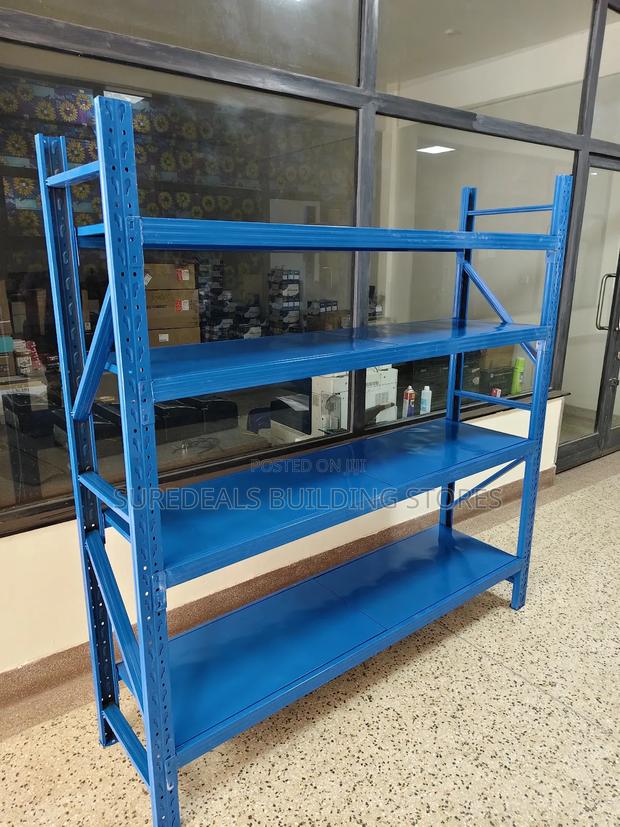 Blue Steel Adjustable  Industrial Storage Rack - thumbnail 4