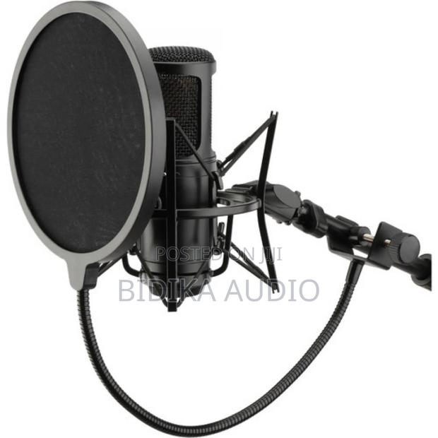 Microphone Pop Filter With Gooseneck and C-Style ClampMicrophone Pop - main view