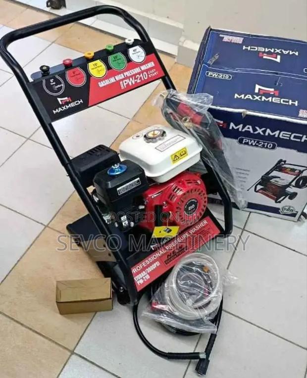 Heavy Duty 3000psi Maxmech Petrol Car Wash Machine - main view