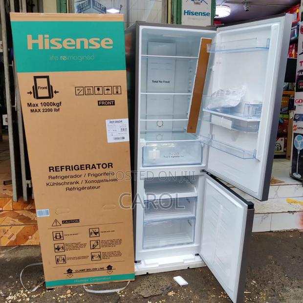 Hisense Double Door Fridge Bottom Freezer With Dispenser 292litres - main view