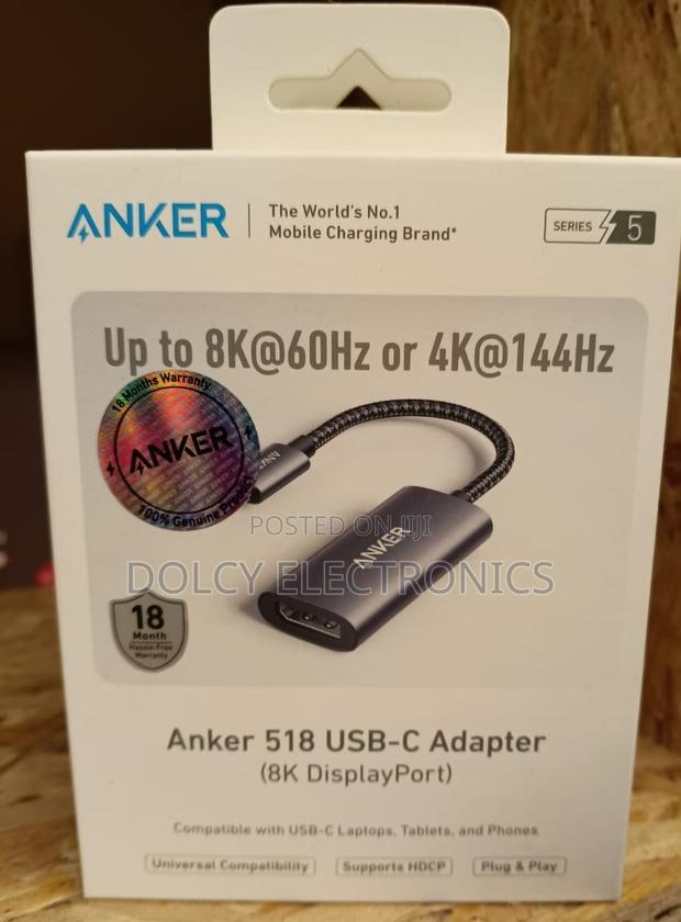 Anker 518 Usb-c To 8k Hdmi Adapter - thumbnail 2