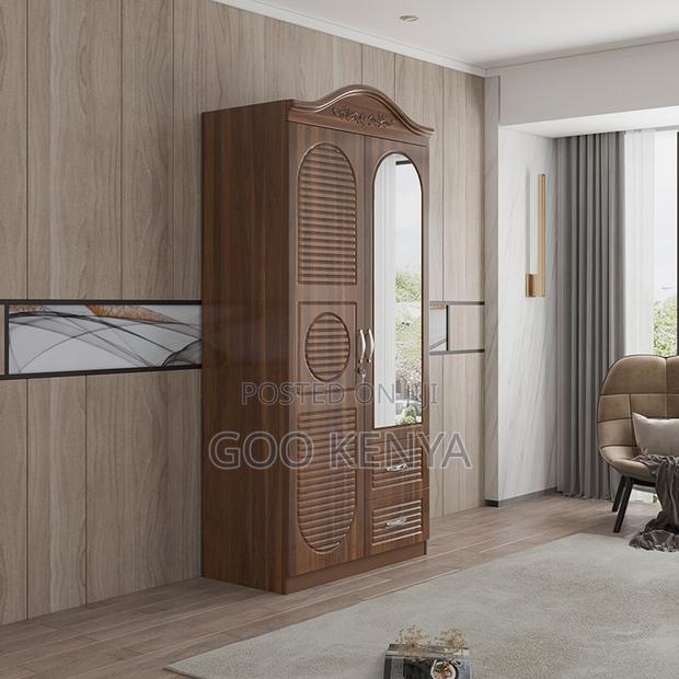 Home Wardrobe; Modern Bedroom Closet – Mdf Wardrobe With Mirrors - thumbnail 4