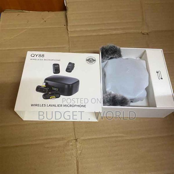 . Qy88 Wireless Microphoneanc Magneticdual Receiver With Charging Case - main view