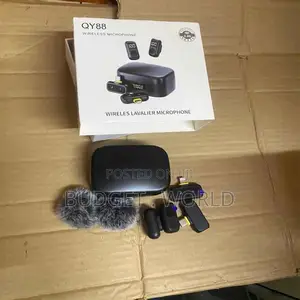 Qy88 Wireless Mic Kit With Anc Charging Case