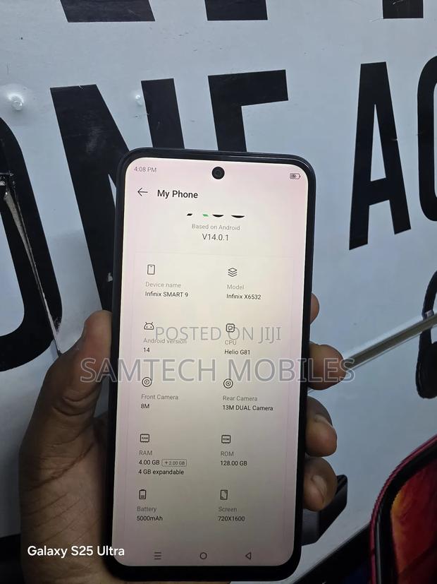 Infinix Smart 9 128 GB Gray - thumbnail 4