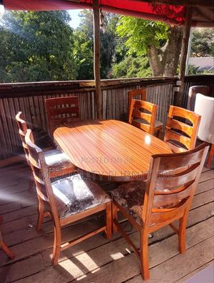 Oval-Shaped 6-Seater Modern Dining Sets - main view