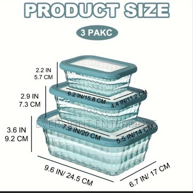 3in1 Acrylic Storage Containers - thumbnail 2