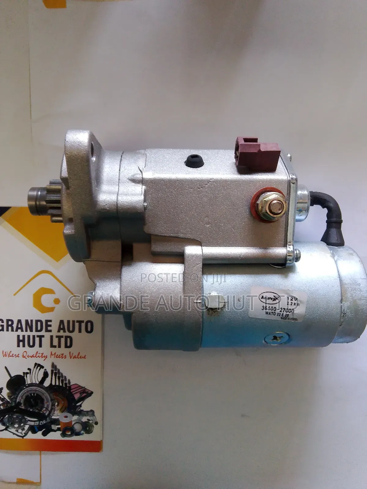 Starter Motor Hyundai Tucson 2007 Diesel (Autotexx Brand)