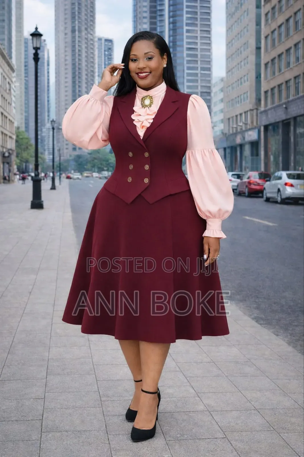 Skater Dress Half Coat*
 *Quality