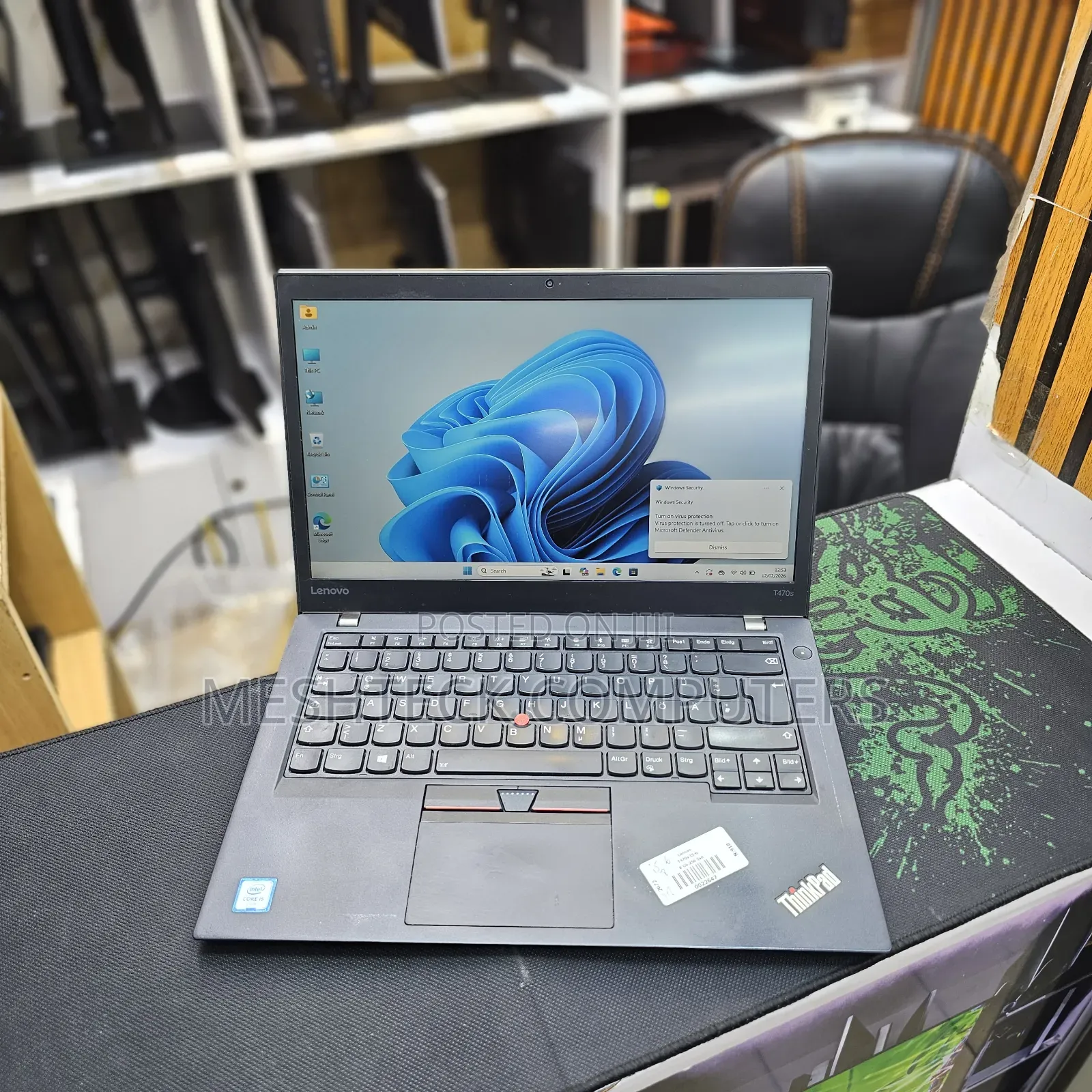 Laptop Lenovo ThinkPad T470s 8GB Intel Core I5 SSD 256GB