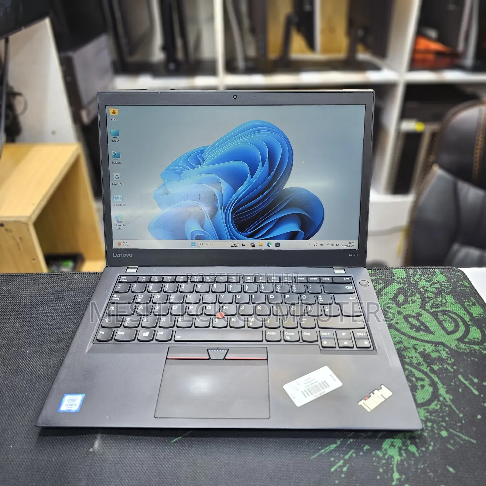 Laptop Lenovo ThinkPad T470s 8GB Intel Core I5 SSD 256GB