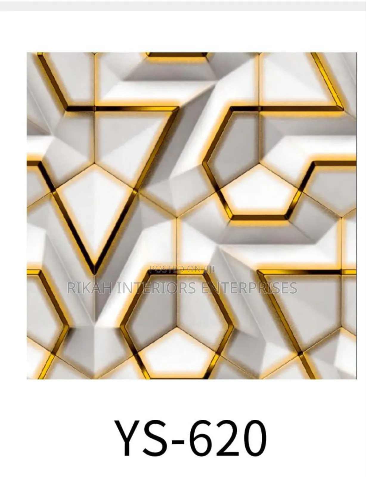 Unique White and Gold Wallpaper