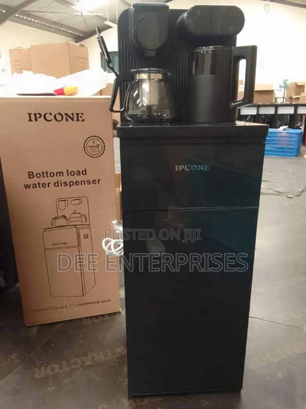 Black Ipcone A1c Hot and Cold Bottom Load Water Dispenser - main view