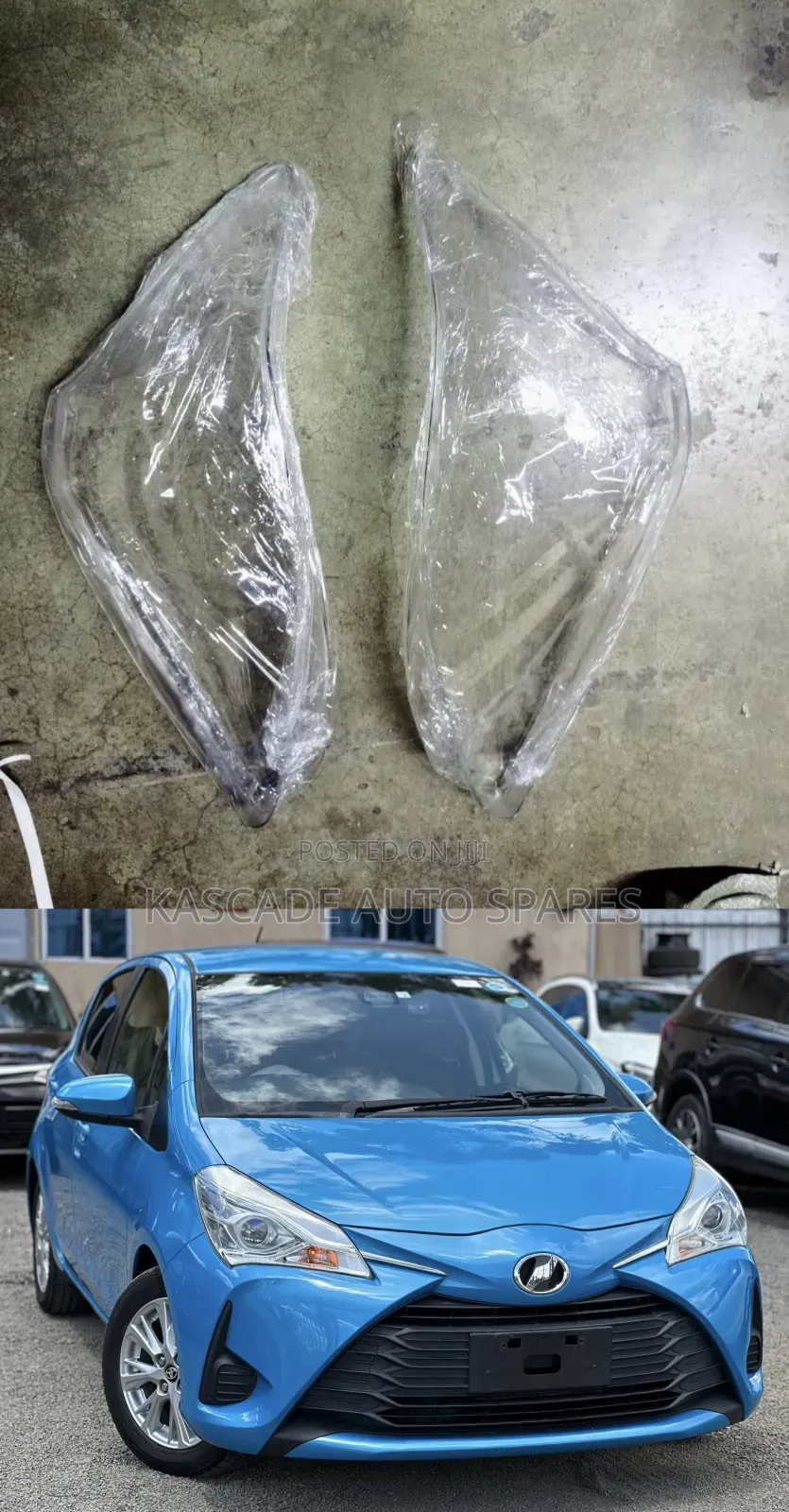 Headlight Lens Toyota Vitz New Model 2016-2019 Model