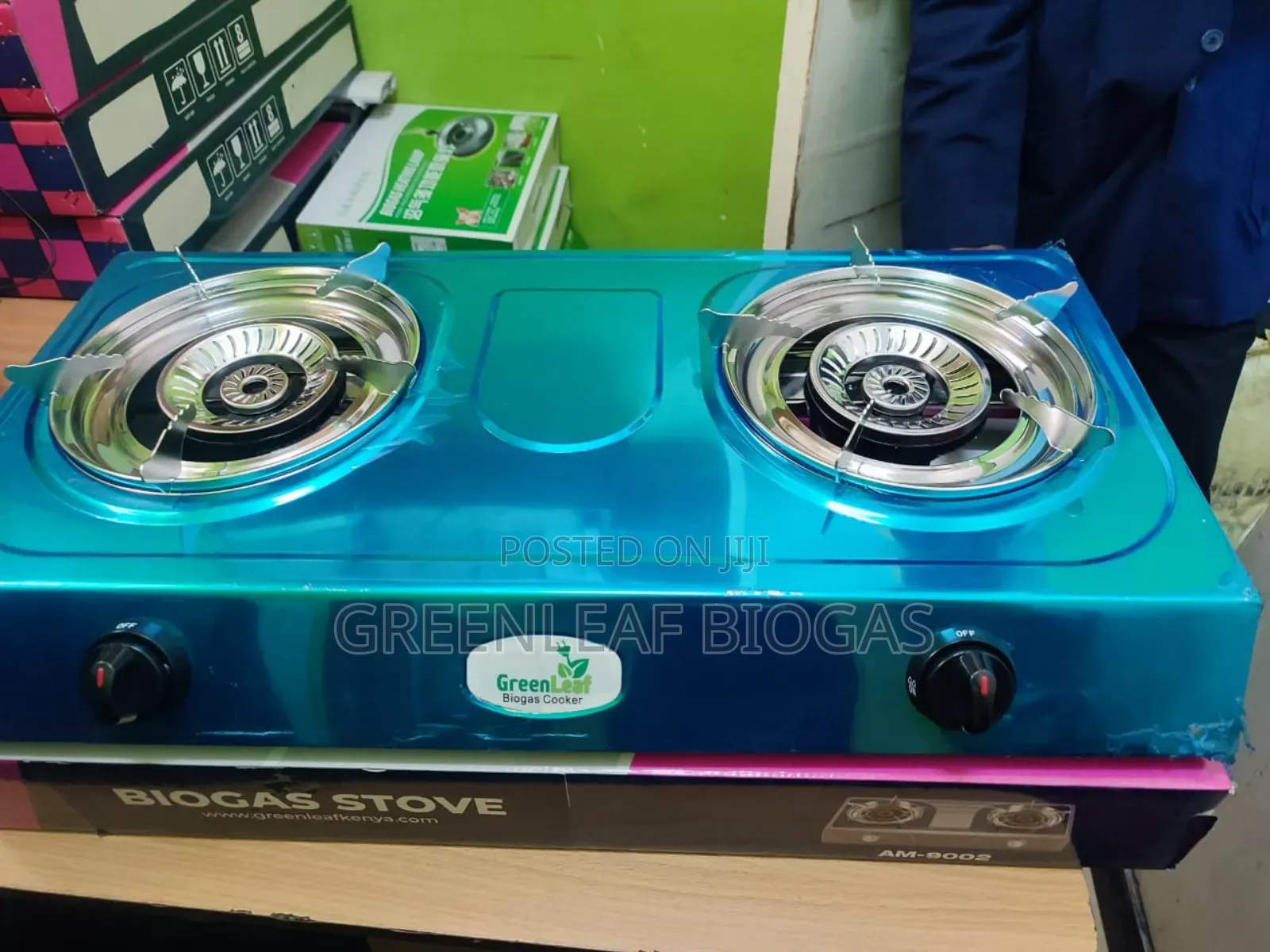 Biogas Double Burner
