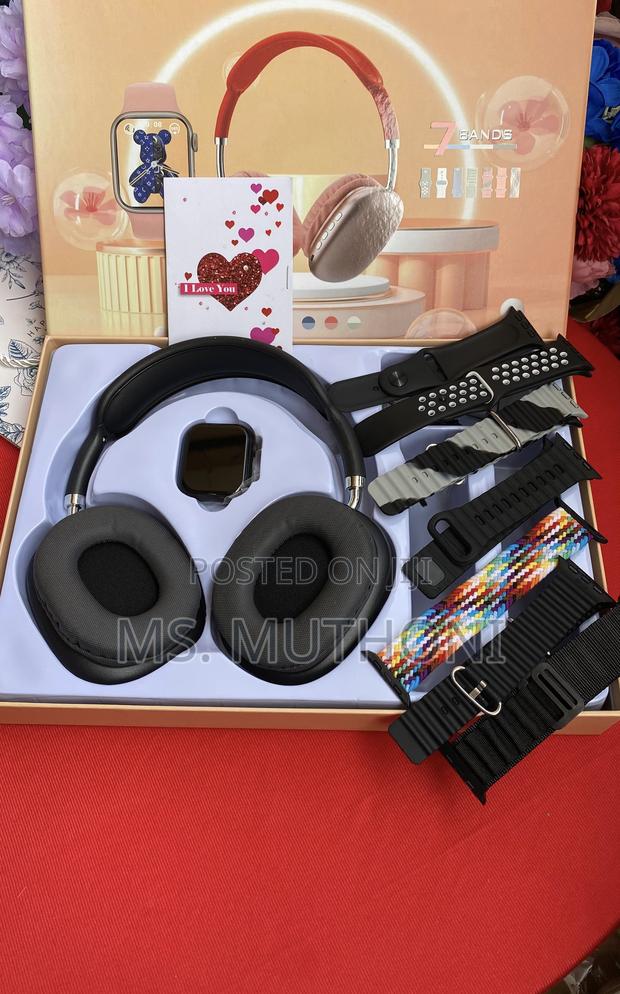 Birthday Smart Watch Headphones Gift Set - main view