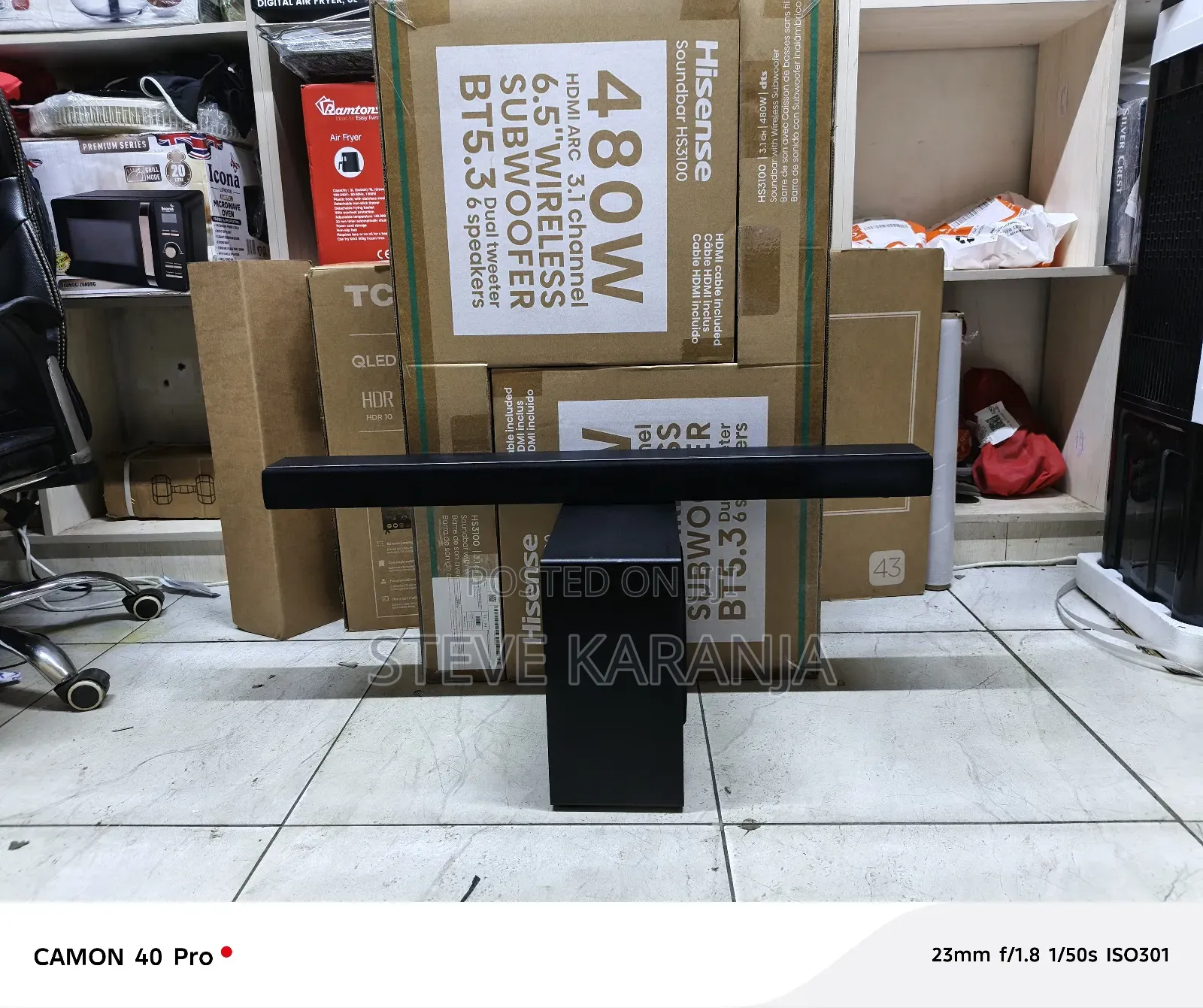 Hs3100 Hisense Soundbar 480w Output