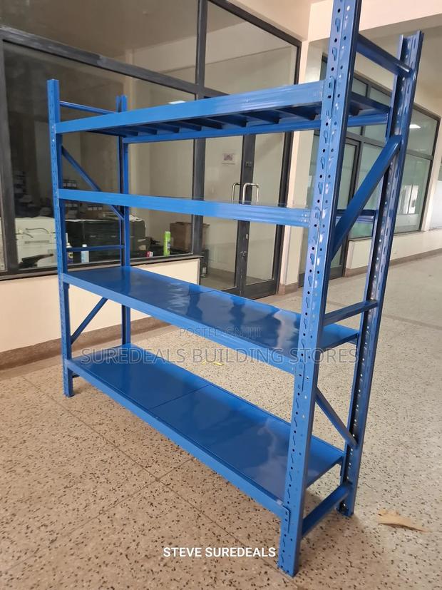 4-tier Metal Shelving Unit / Warehouse Racks - main view
