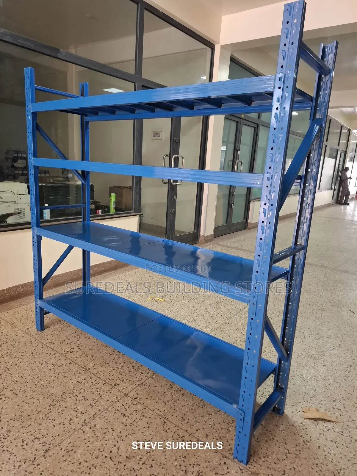4-tier Metal Shelving Unit / Warehouse Racks