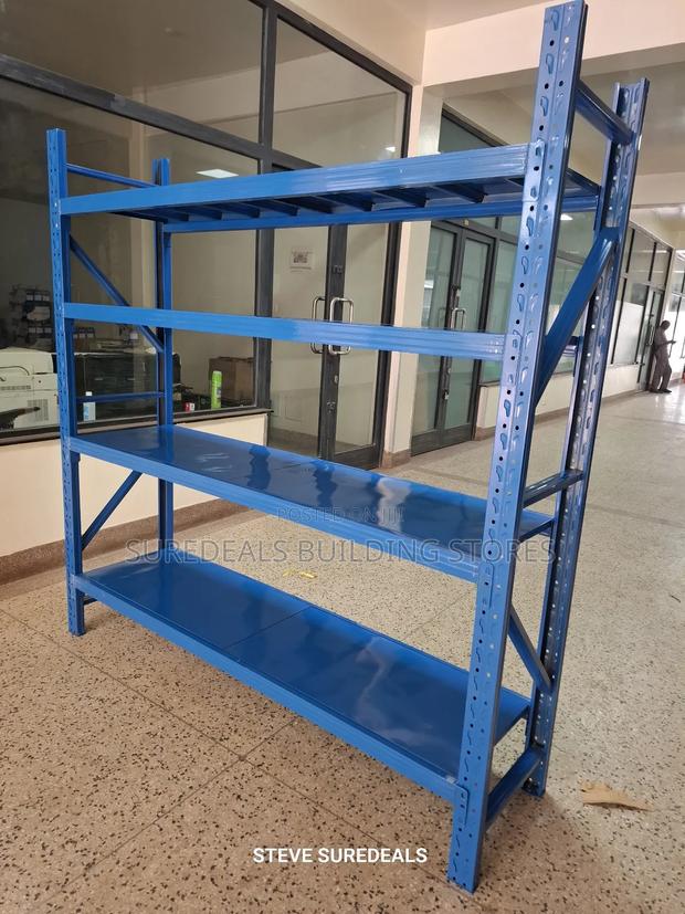 4-tier Metal Shelving Unit / Warehouse Racks - thumbnail 3