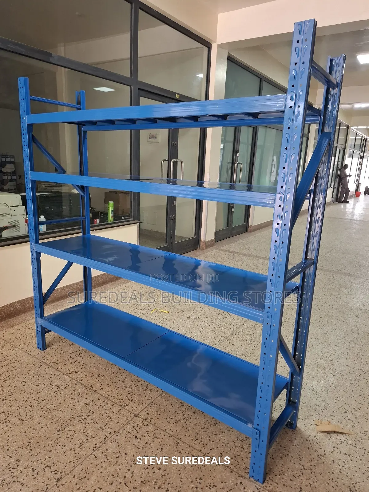Heavy-duty Metal Warehouse Storage Rack Or Shelving Unit,