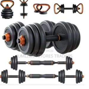 30kgs 6in1adjustable Dumbbells, Barbell Kettlebell Set of Gym