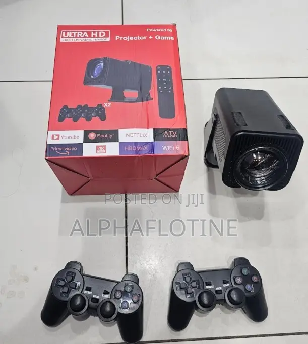 Hy320 Android 13 Smart Projector – Wi-Fi, Bluetooth, 1080p Full Hd