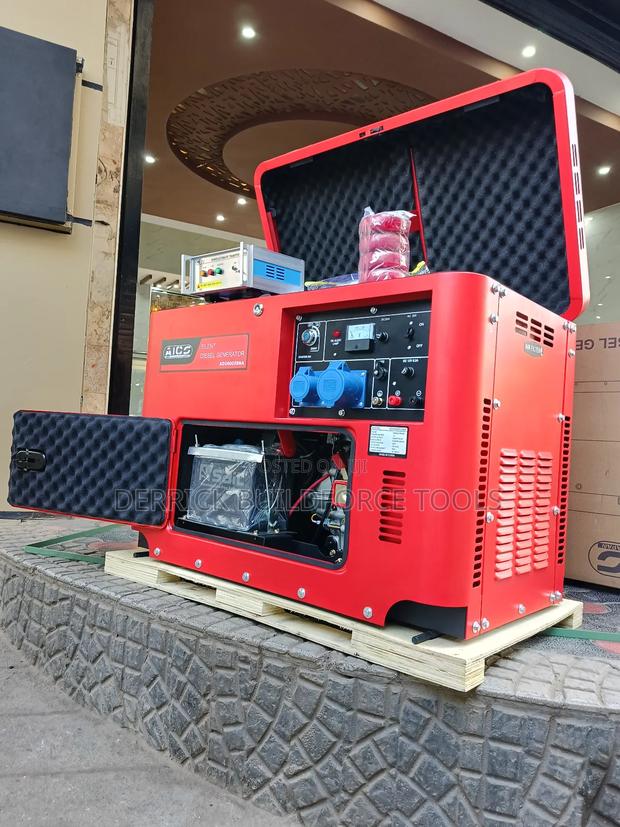 Aico 10kva Single Phase Super Silent Diesel Generator With Ats - main view