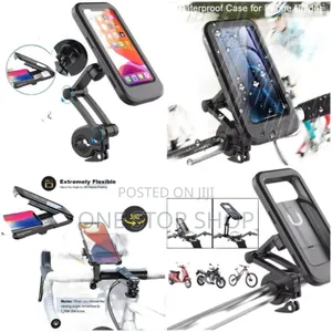 Motorbike Handle Bar Mount Waterproof Phone Holder
