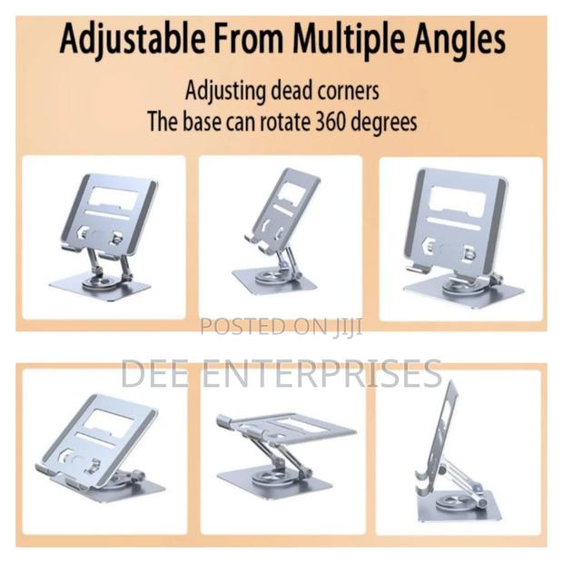 Aluminium Tablet Computer 3600 Rotary Folding Support Bracket - main view