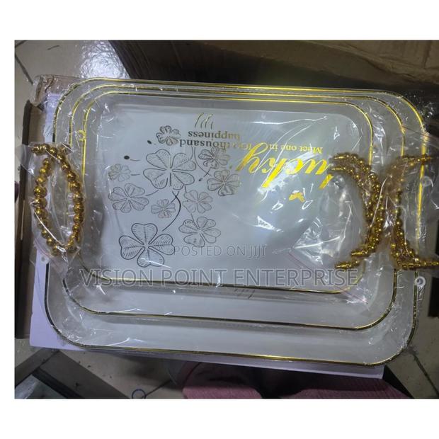 3 PCS Acrylic Tray,Acrylic Try