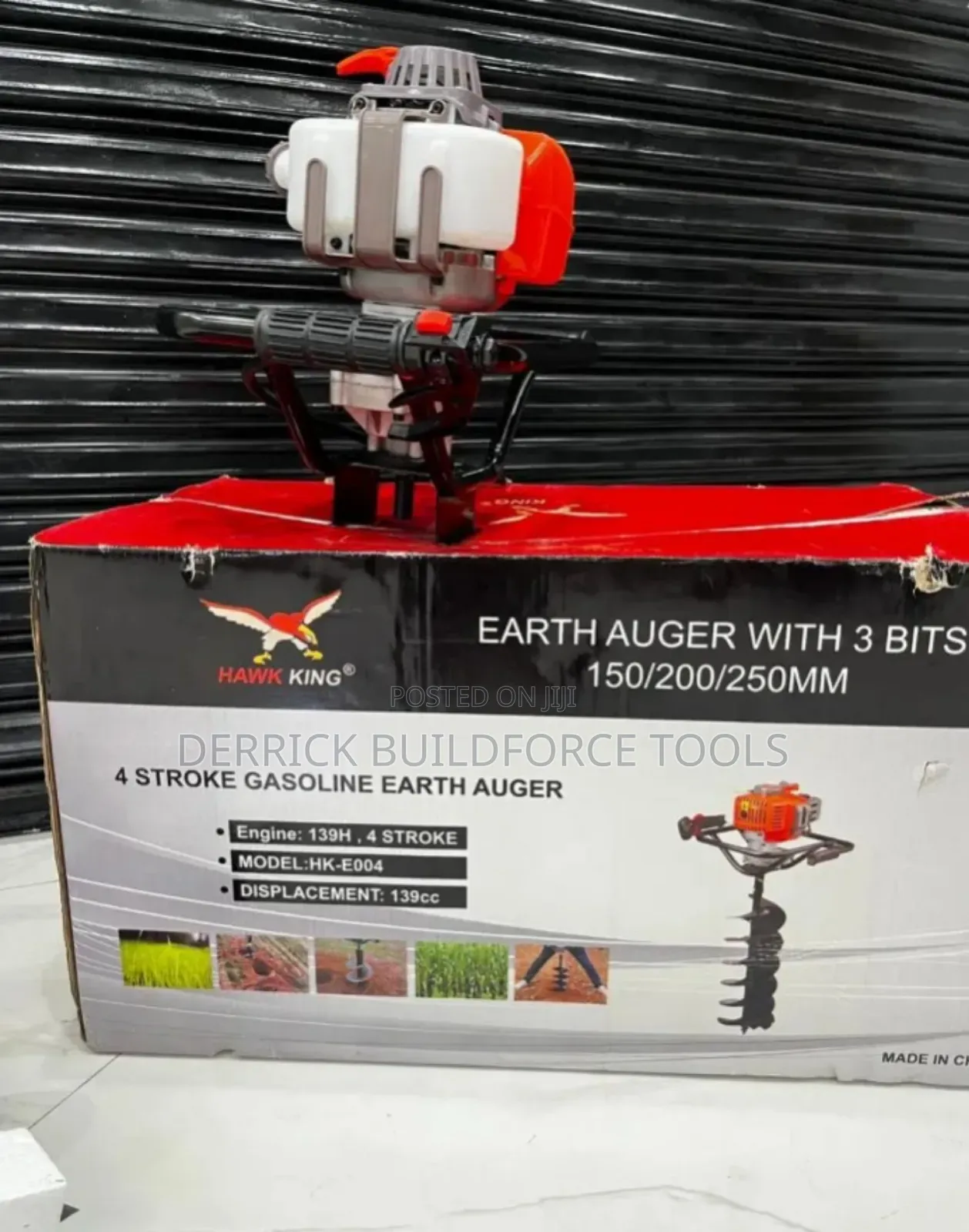Hawk King 4-Stroke Earth Auger