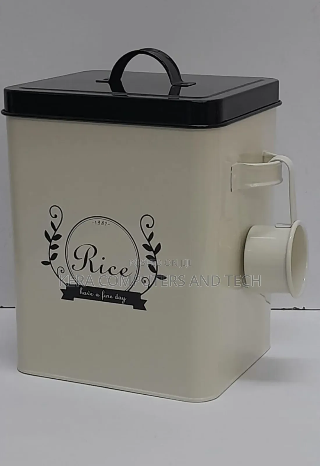 * Square Metallic Storage Box
