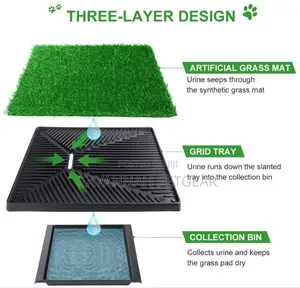 Indoor Grass Potty Dog Pee Turf With Drawer