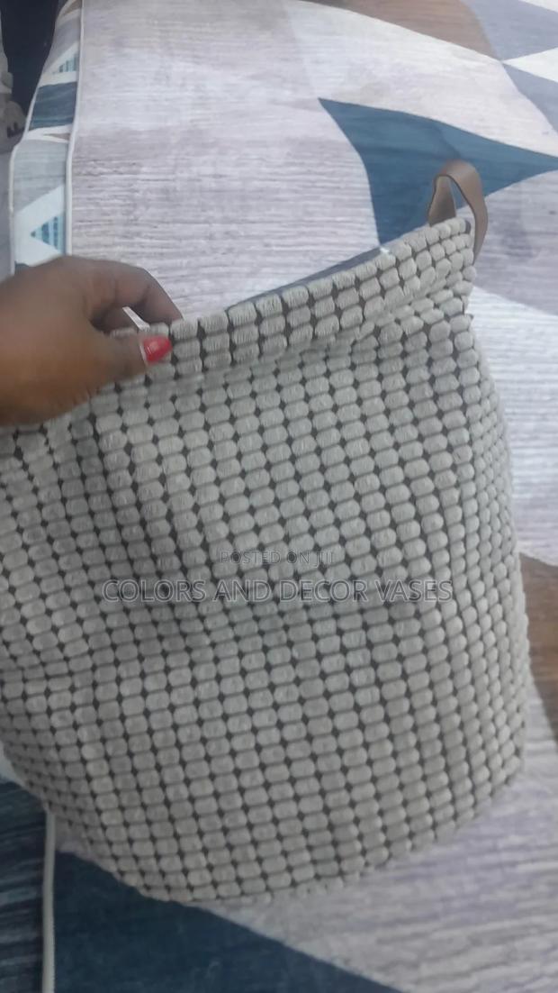 Home Basket for Throw Blankets Unique - thumbnail 3