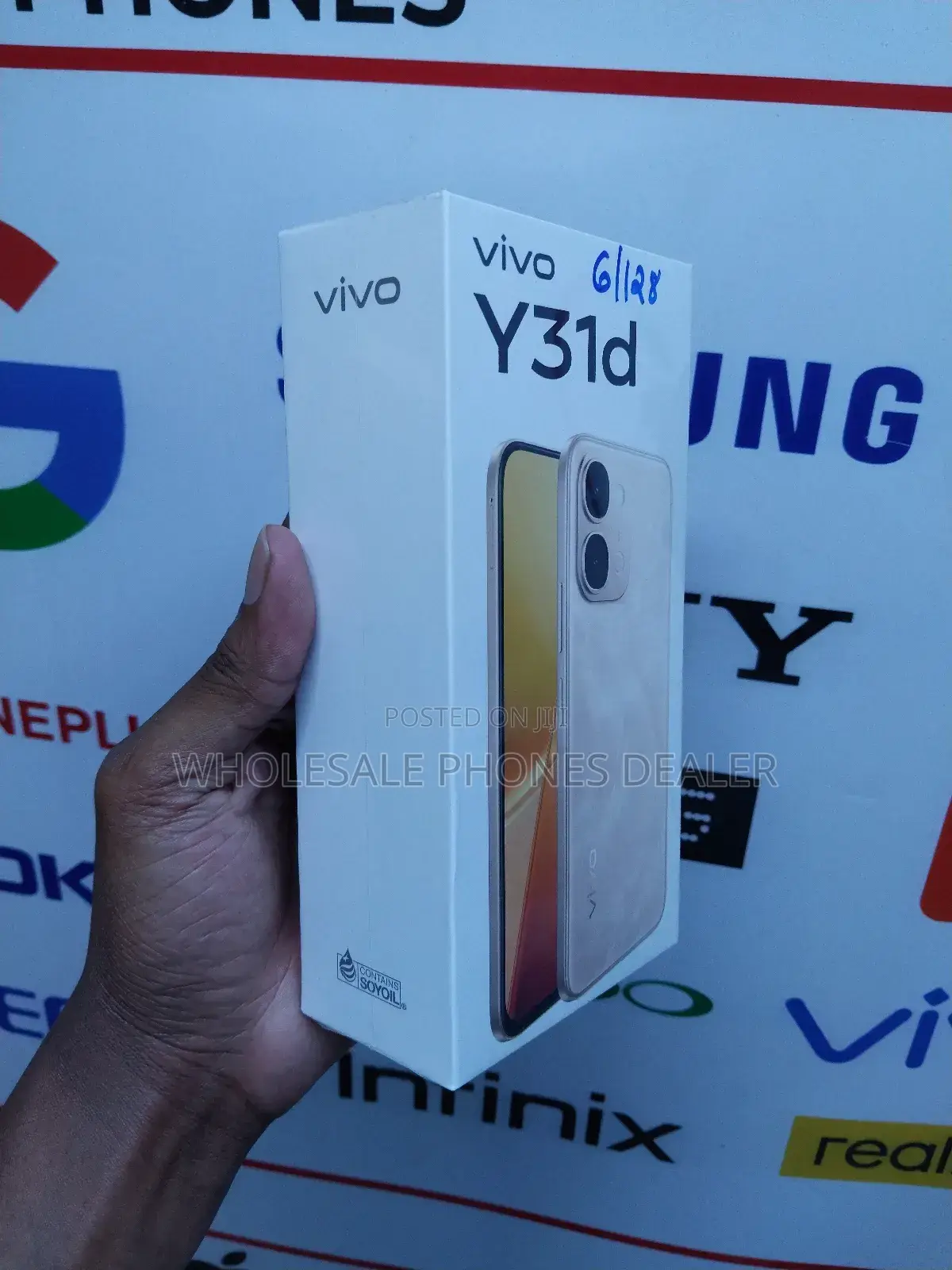 New Vivo Y31 128 GB Gray