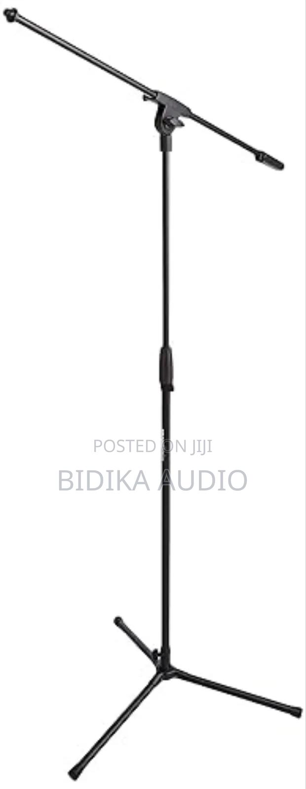 Basics Adjustable Boom Arm Height Microphone Stand