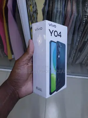 New Vivo Y04 64 GB Black