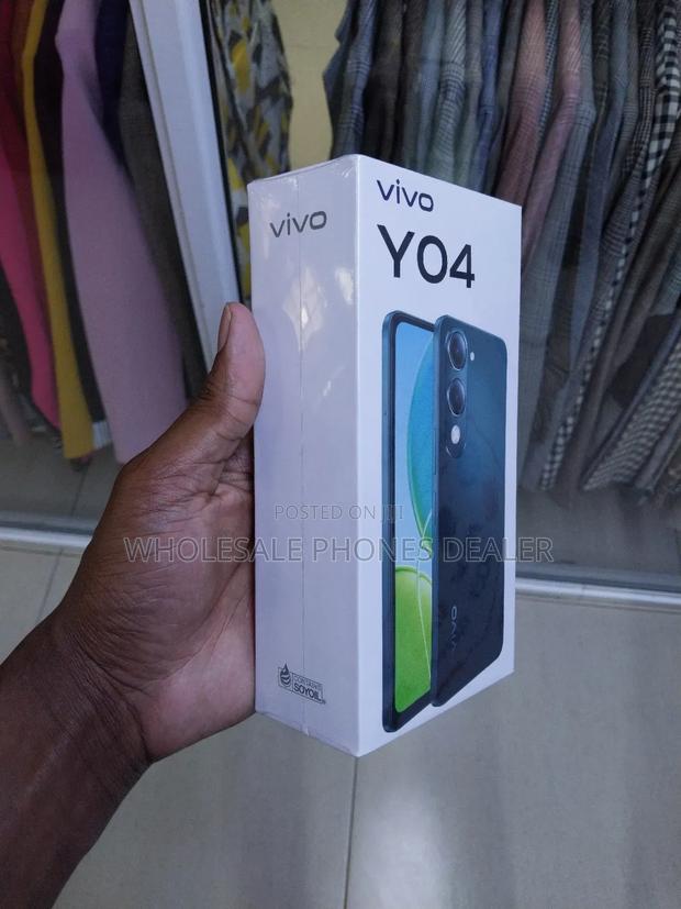 New Vivo Y04 64 GB Black - thumbnail 2