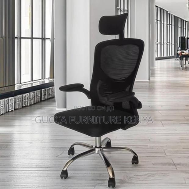 Mesh Executive Chair With Adjustable Armrest - main view