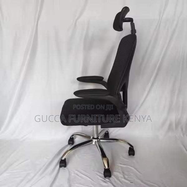 Mesh Executive Chair With Adjustable Armrest - thumbnail 2